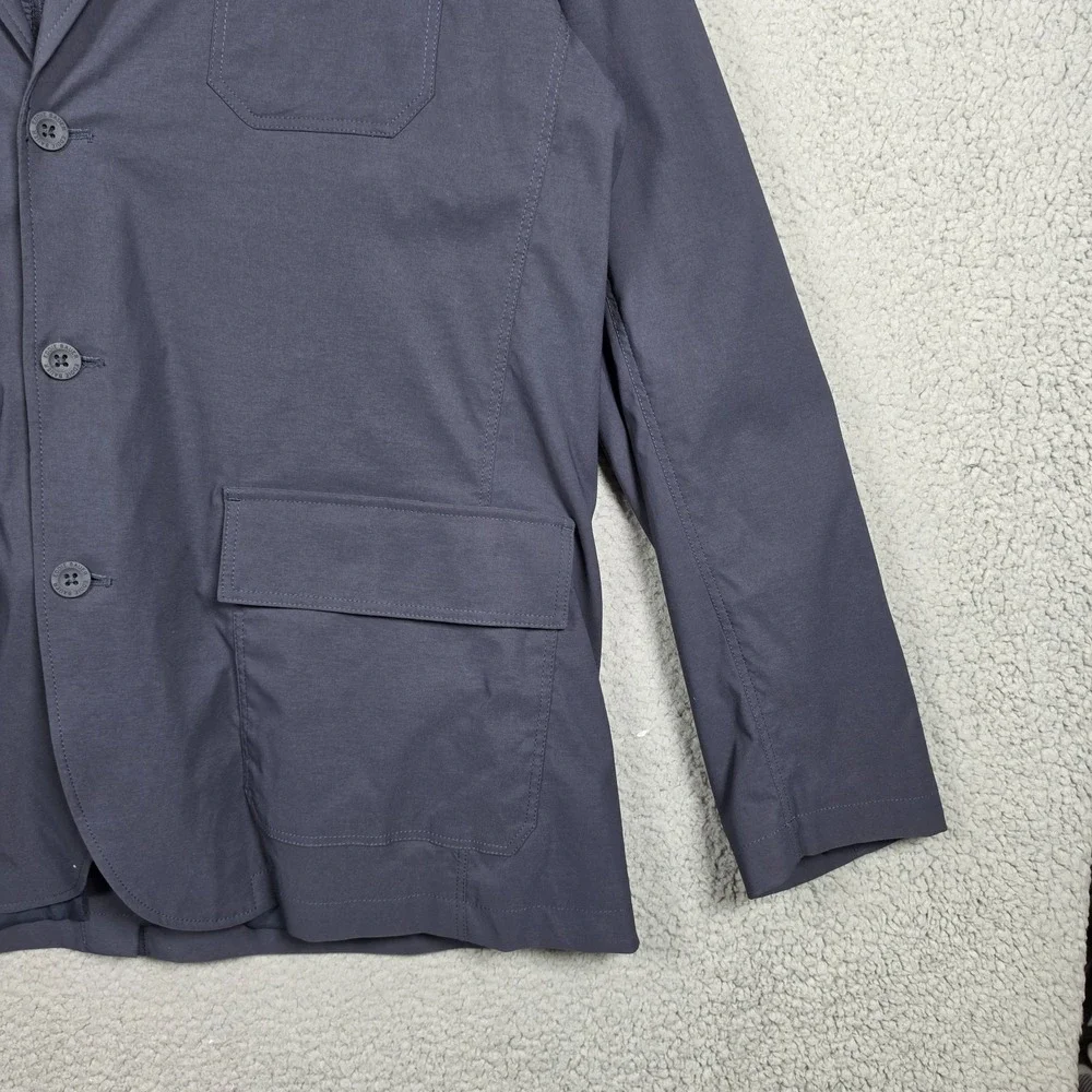 Eddie Bauer Travex Sport Coat Mens Sz 50R Navy Hybrid Light Puffer Vest Utility